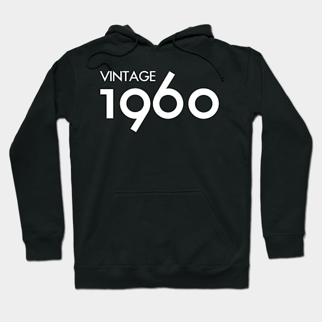 Vintage 1960 Gift 60th Birthday Party Hoodie by Damsin
